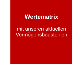 Wertematrix   mit unseren aktuellen Vermögensbausteinen